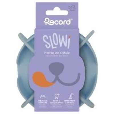 Record Plastmasas bļoda Slow Food M/L zila