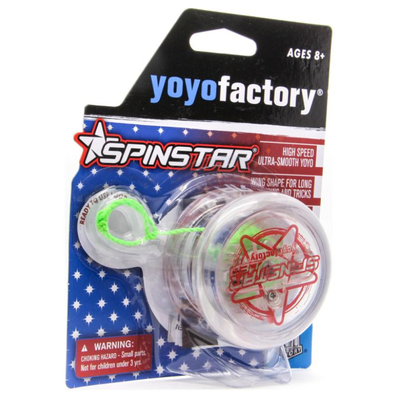 Yoyofactory YO-YO SPINSTRAR iesācējiem/ar iemaņām, tumsā spīd, sarkans - YO 618