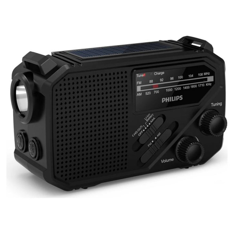 Philips portatīvais kabatas izmēra radio, melns - TAR1609/00