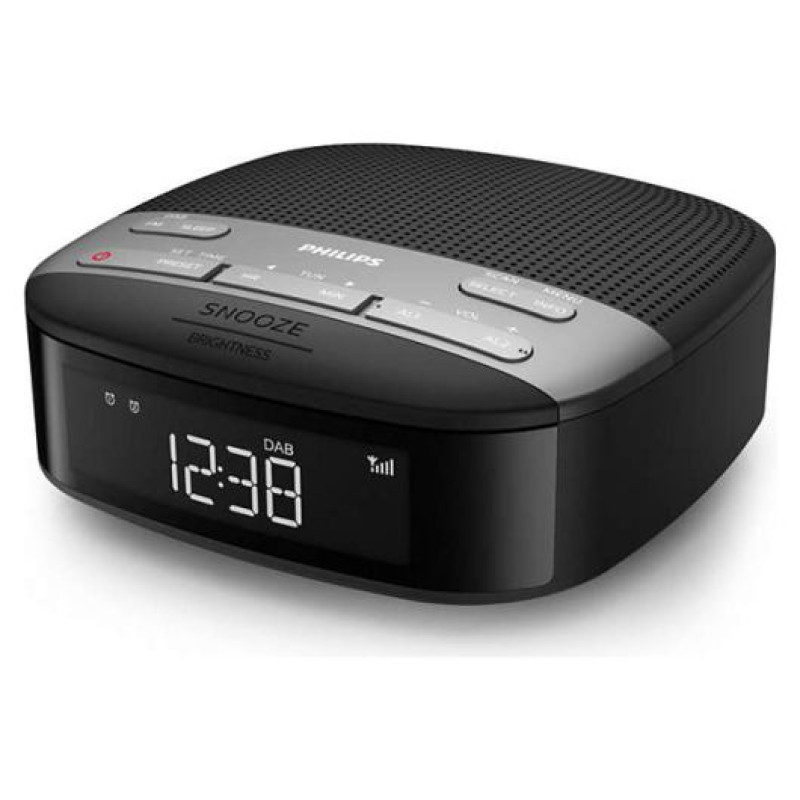 Philips radio pulkstenis, melns - TAR3505/12