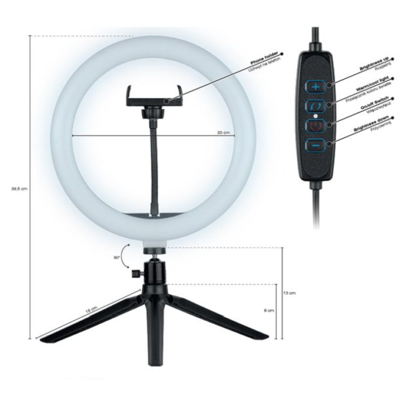 Tracer 46747 LED Ring Lamp 26cm