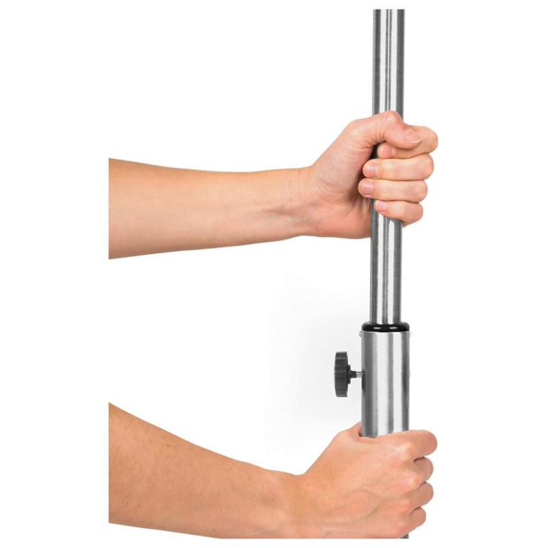 Beldray EH3263VDE chrome pedestal fan