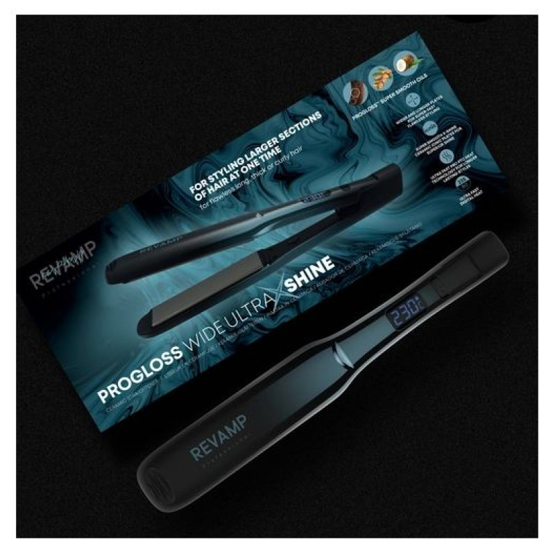 Revamp ST-2000-EU Progloss Wide Ultra X Shine Hair Straightener
