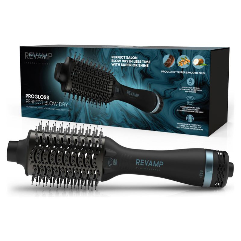 Revamp DR-2000A-EU Progloss Volume Blow Dry Hot Air Styler Black