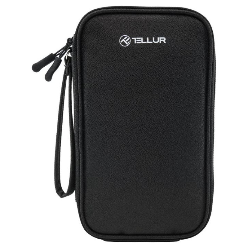 Tellur Universal travel cable organiser Black