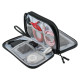 Tellur Universal travel cable organiser Black