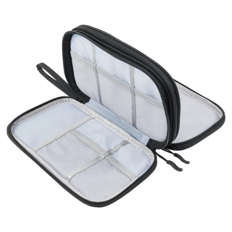 Tellur Universal travel cable organiser Black