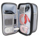 Tellur Universal travel cable organiser Black