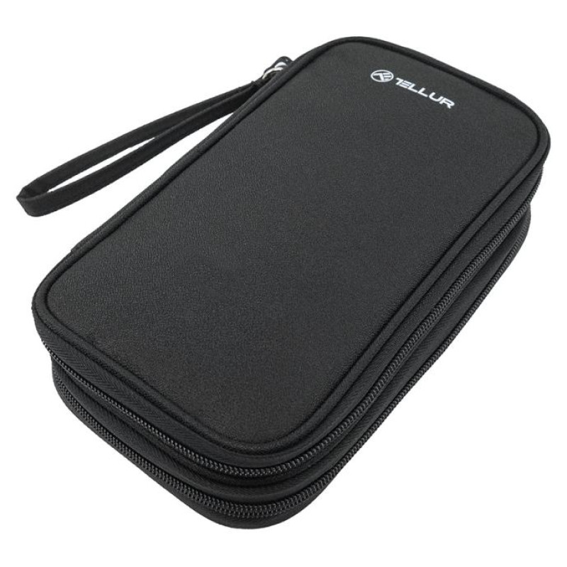 Tellur Universal travel cable organiser Black