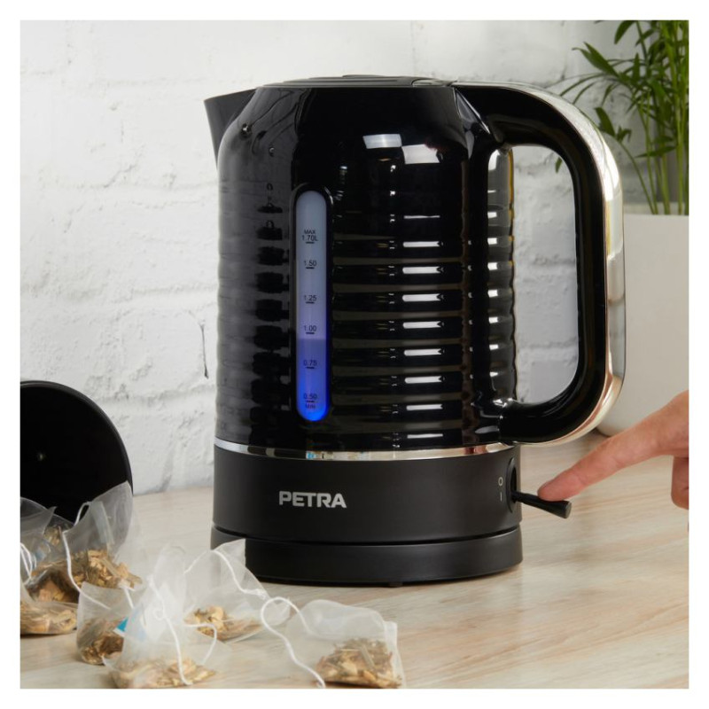 Petra PT5572BLKVDE Oscuro 3KW kettle