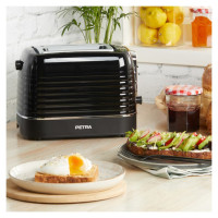 Petra PT5573BLKVDE Oscuro 2 slice toaster