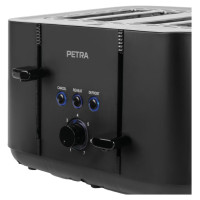 Petra PT5565MBLKVDE 4-Slice Toaster