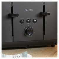Petra PT5565MBLKVDE 4-Slice Toaster