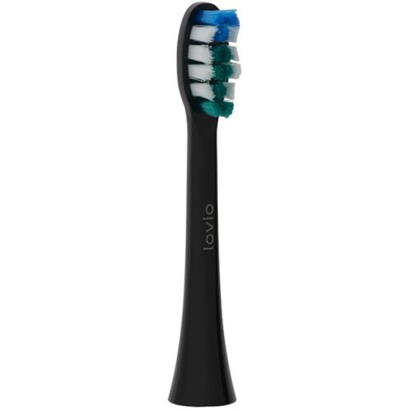 Lovio LVTB124BK-HS SonicProtect PRO Toothbrush Heads Soft Black