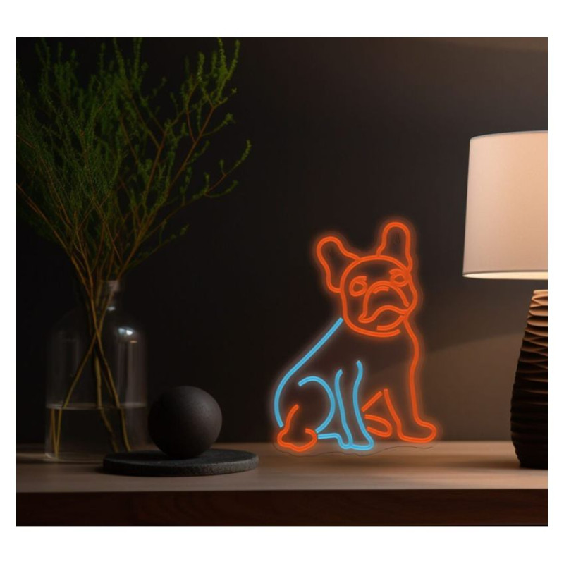 Manta SNL68MT Style Neon Lights FRENCH BULLDOG Multicolor