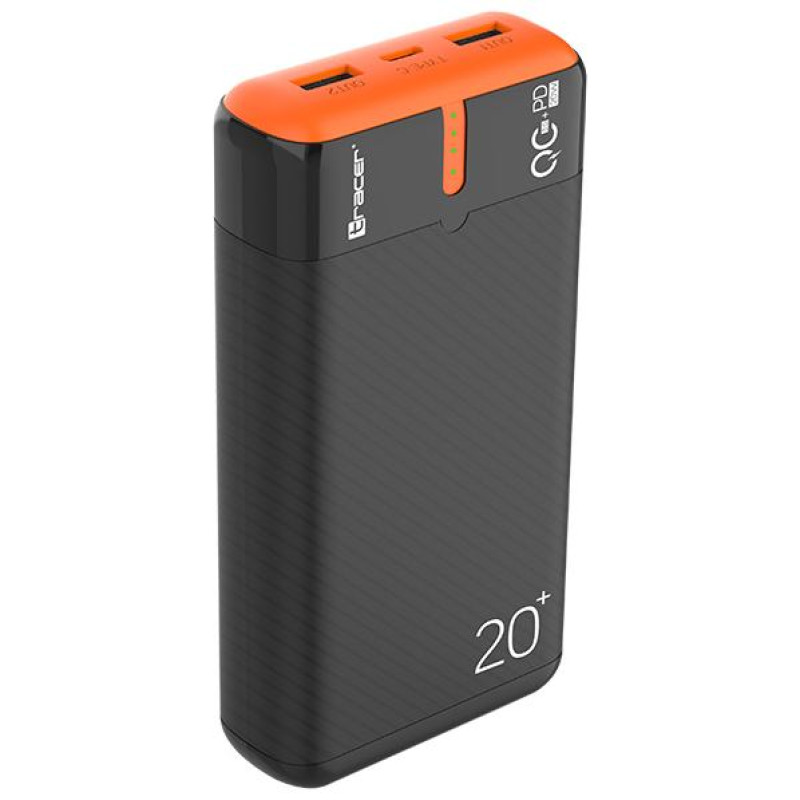 Tracer 47516 EnerGen 20000mAh Power Bank black/orange