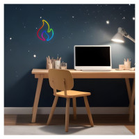 Manta SNL58RGB Stile Neon Light FLAME Damaged Box