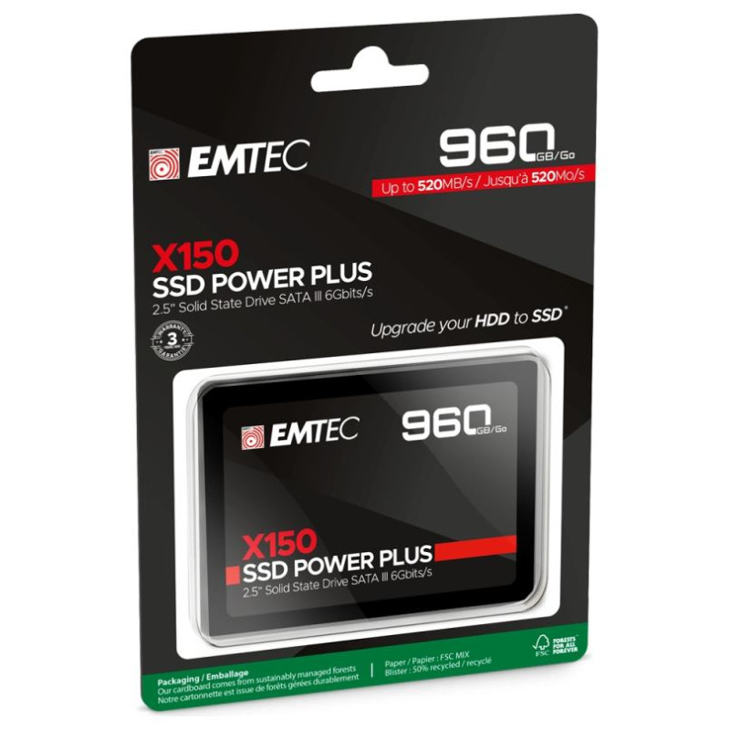 Emtec SSD 2.5 Sata X150 960GB Power Plus