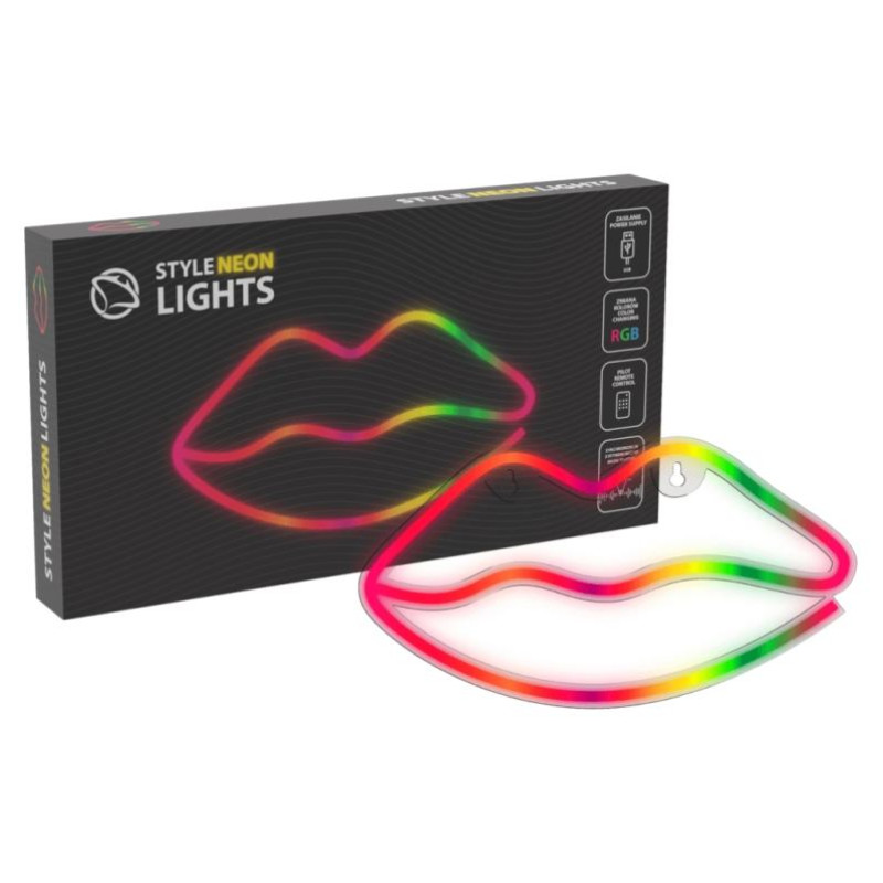 Manta SNL61RGB Style Neon Lights LIPS