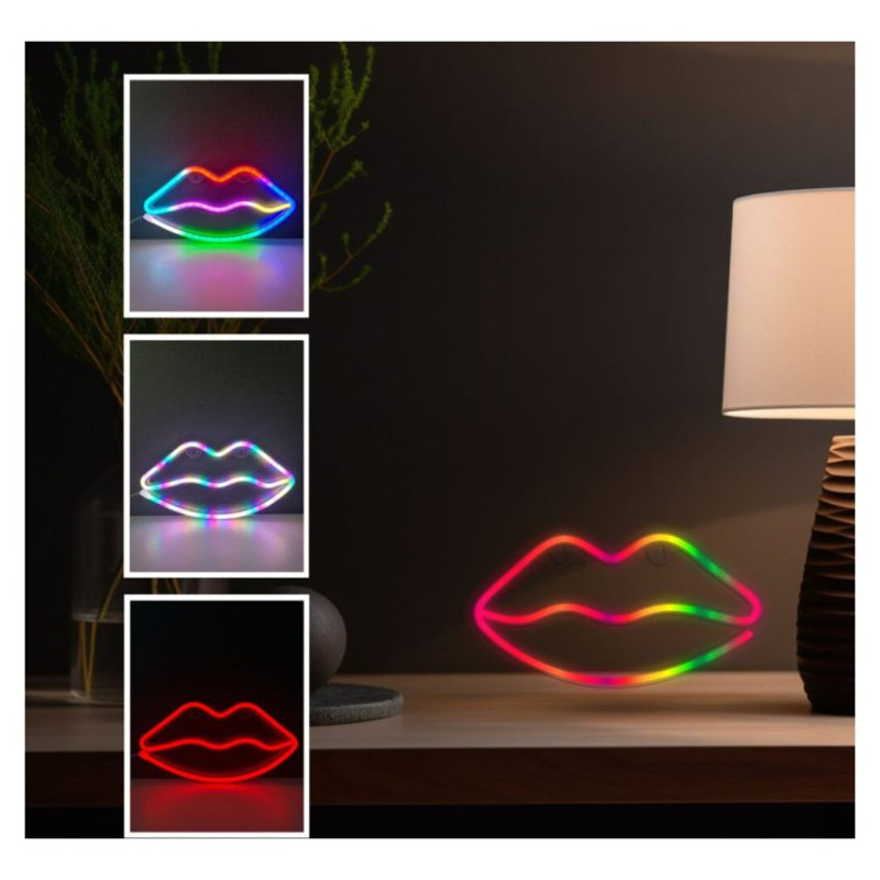 Manta SNL61RGB Style Neon Lights LIPS