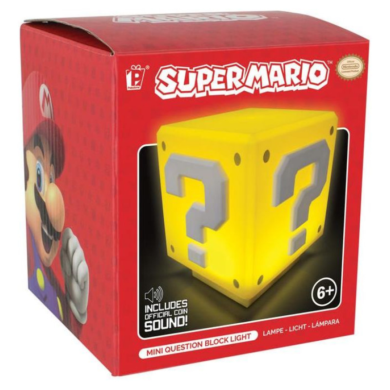 Paladone Super Mario Mini Question Block Light V4