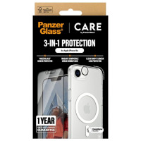 Panzerglass CARE by PanzerGlass Flagship 3in1 Case + Glass + Lens for iPhone 16e - transparent