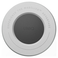 Uniq SnapMount Self-Adhesive Magnetic Holder - Gray and Black