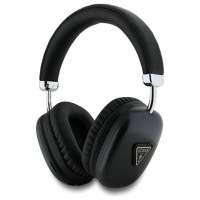 Guess Metallic Triangle Logo Over-Ear Headphones - Black