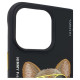 Nimmy Glasses Cool Case for iPhone 15 Pro Max - Black