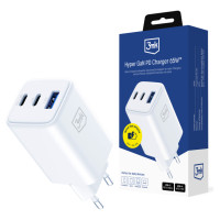 3Mk Protection USB-C USB-A 3mk Hyper GaN PD Charger 65W™ - White