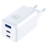 3Mk Protection USB-C USB-A 3mk Hyper GaN PD Charger 65W&trade; - White