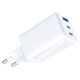 3Mk Protection USB-C USB-A 3mk Hyper GaN PD Charger 65W&trade; - White