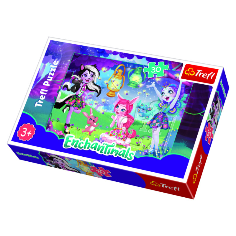 Trefl ENCHANTIMALS Pusle 30 Enchantimals, 30 gab.