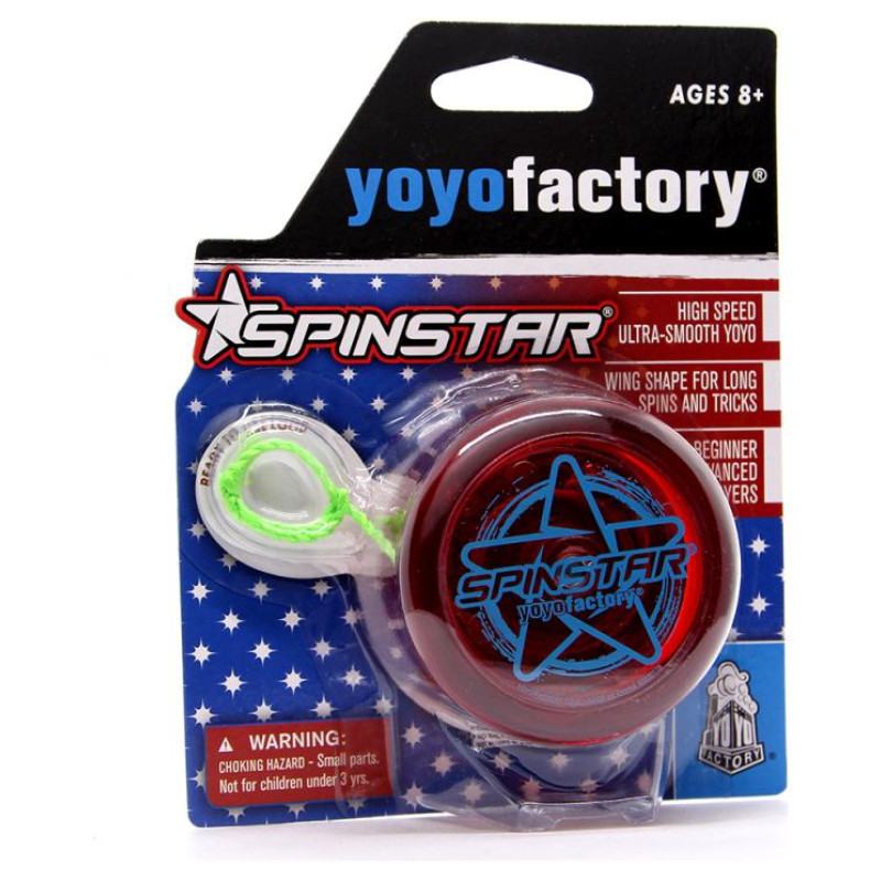 Yoyofactory YO-YO SPINSTRAR iesācējiem/ar iemaņām, sarkans - YO 444