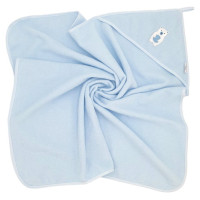 Bocioland Dvielis ar kapuci BEAR 100x100 cm BL228