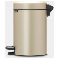 Brabantia atkritumu tvertne ar pedāli NewIcon, 3 l, Champagne - 304408