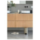 Brabantia atkritumu tvertne ar pedāli NewIcon, 3 l, Champagne - 304408