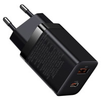 Baseus Super Si Pro fast charger USB / USB Type C 30W Power Delivery Quick Charge black (CCSUPP-E01)