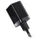 Baseus Super Si Pro fast charger USB / USB Type C 30W Power Delivery Quick Charge black (CCSUPP-E01)