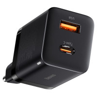Baseus Super Si Pro fast charger USB / USB Type C 30W Power Delivery Quick Charge black (CCSUPP-E01)
