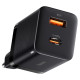 Baseus Super Si Pro fast charger USB / USB Type C 30W Power Delivery Quick Charge black (CCSUPP-E01)