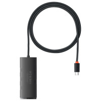 Baseus Lite Series HUB adapter USB Type C - 4x USB 3.0 1m black (WKQX030401)