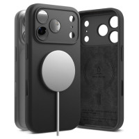 Ringke Silicone Magnetic MagSafe Case for iPhone 17 Pro Max - Black