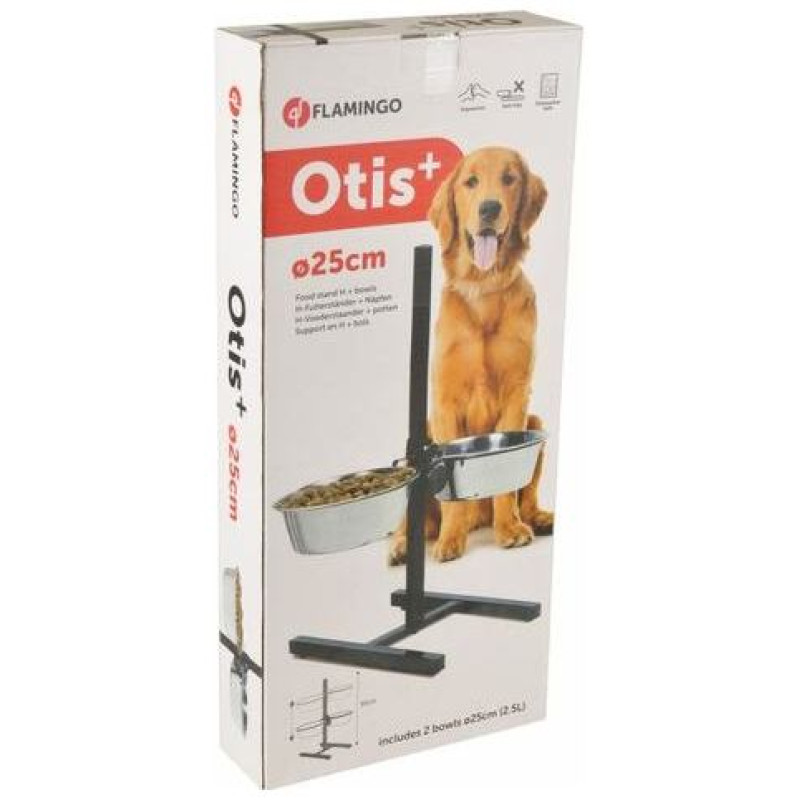 Flamingo Statīvs bļodām 2x25cm 2,5l (ar bļodām)