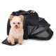 Rockbros 30140028001 transport bicycle bag for cats and dogs - black