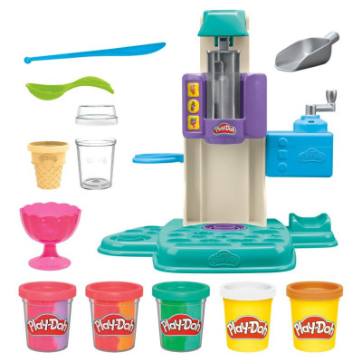 Play-Doh Rotaļu komplekts Saldējuma varavīksnes virpuļi