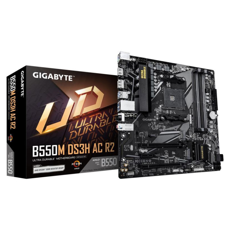 Gigabyte MB AMD B550 SAM4 MATX/B550M DS3H AC R2 GIGABYTE