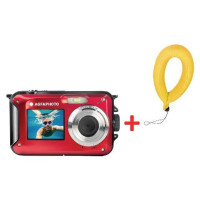 Agfaphoto AGFA WP8000 Red + 2nd Battery + Floatable Strap