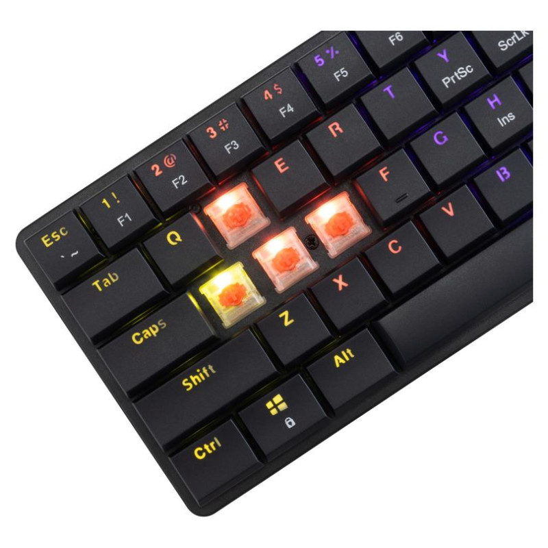 White Shark GK-006111 Nagamaki Black-Mechanical / US-Red.SW