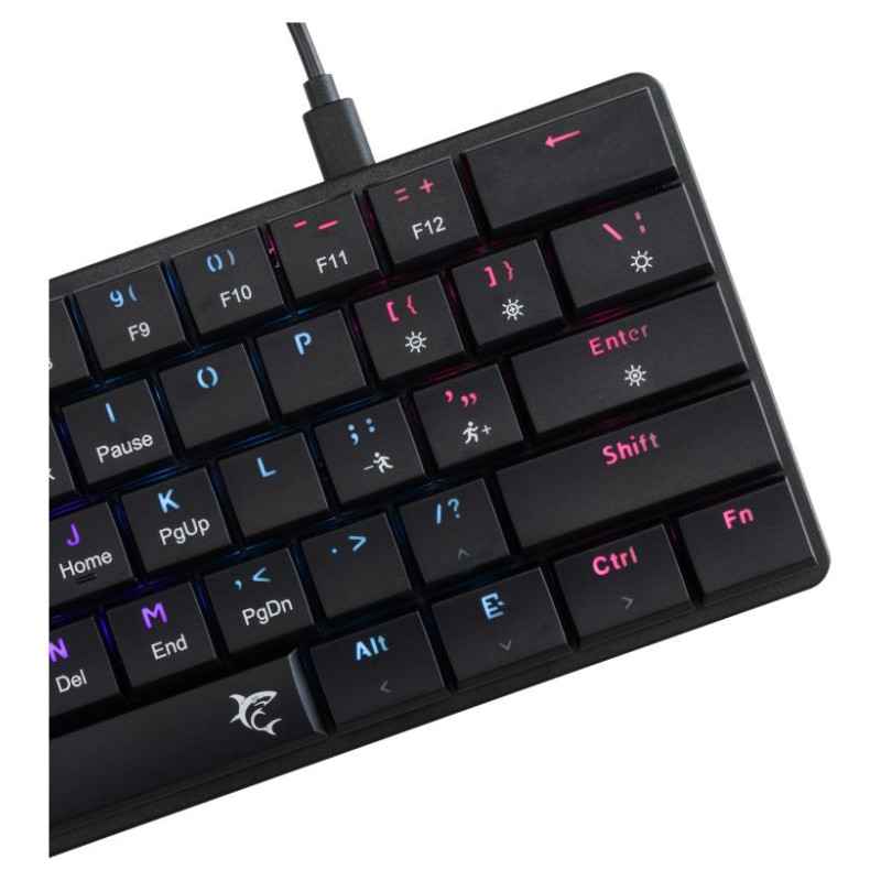 White Shark GK-006111 Nagamaki Black-Mechanical / US-Red.SW